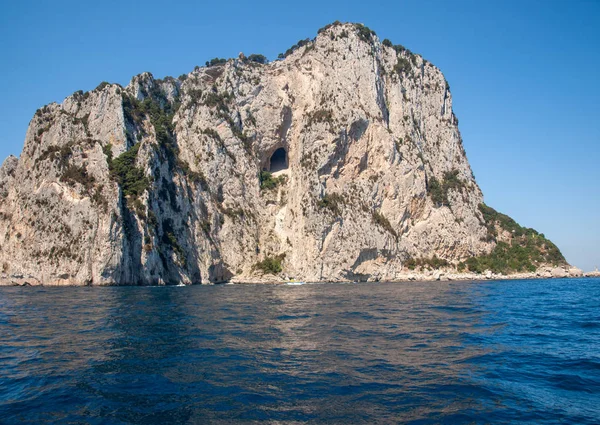 Остров Капри Живописное Роскошное Необычное Место Италии Известное Своими Высокими — стоковое фото
