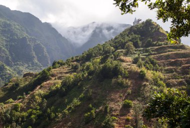 Madeira, Portekiz Kuzey kıyısında üzerinde bakış açısı