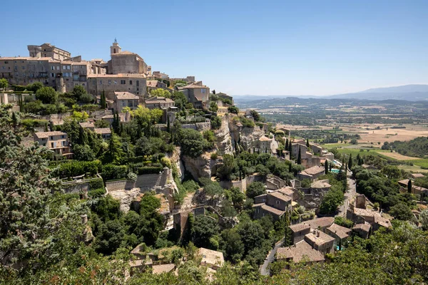 Cidade Medieval Gordes Topo Colina Provence França — Fotografia de Stock