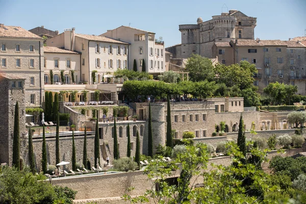 Středověké Horské Město Gordes Provence Francie — Stock fotografie