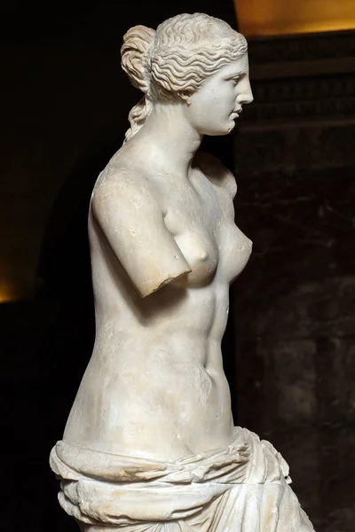 París Francia Noviembre 2017 Escultura Venus Milo Museo Del Louvre —  Fotos de Stock