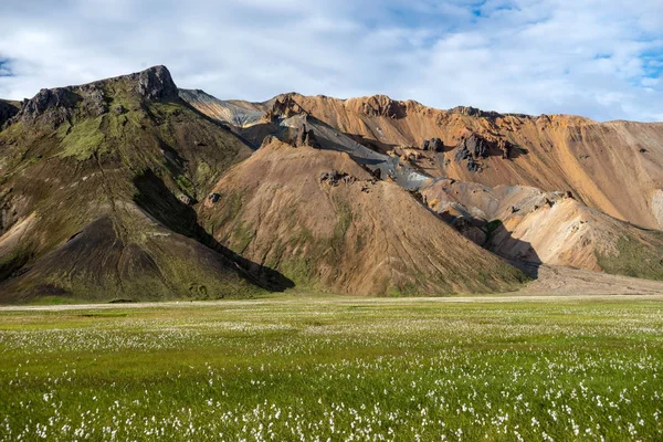 Vulkaniska Berg Landmannalaugar Fjallabak Naturreservat Island — Stockfoto