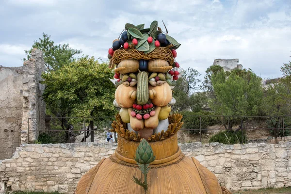 Les Baux França Junho 2017 Obra Arte Intitulada Summer Four — Fotografia de Stock