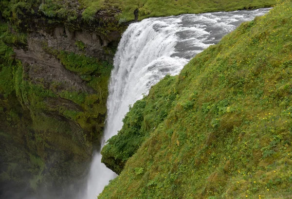 Καταρράκτη Seljalandsfoss Για Νότια Ακτή Της Ισλανδίας — Φωτογραφία Αρχείου