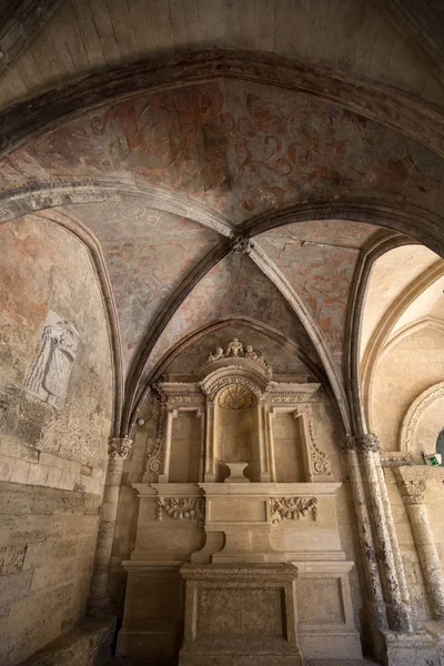 Монастирі Романські Церкви Святої Trophime Собор Місті Arles Провансі Франція — стокове фото
