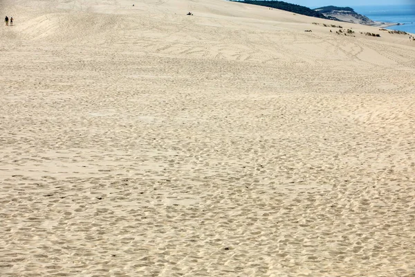 Pilat Kumulu Avrupa Nın Uzun Kum Tepesi Teste Buch Arcachon — Stok fotoğraf