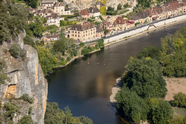 Roque Gageac Γραφικό Χωριό Στον Ποταμό Dordogne Γαλλία — Φωτογραφία Αρχείου