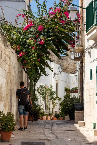 Polignano Mare Italy September 2019 Charming Romantic Old Town Polignano — 스톡 사진
