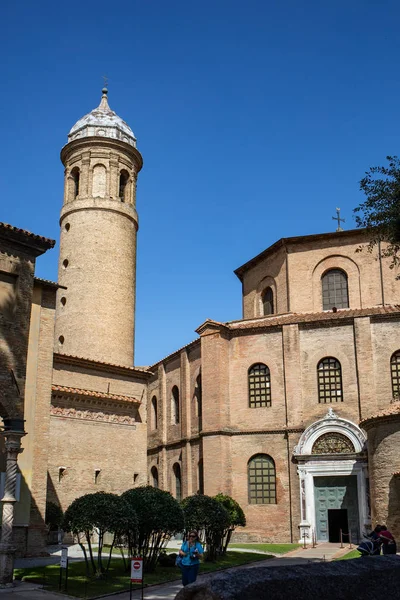 Ravenna Italien Sep 2019 Berömd Basilika San Vitale Ett Viktigaste — Stockfoto