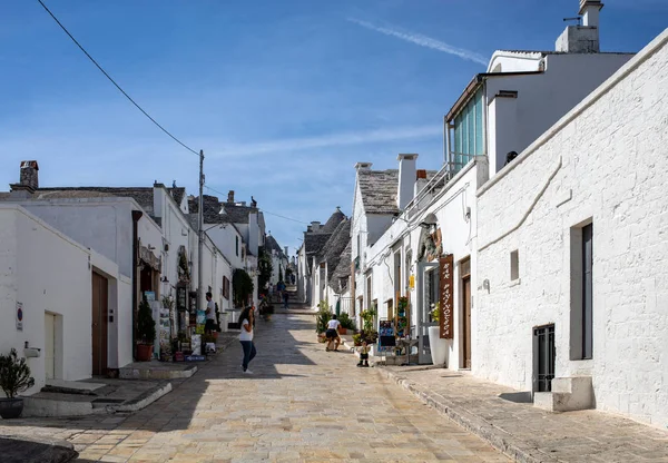 Alberobello Itália Setembro 2019 Aldeia Trulli Alberobello Itália Estilo Construção — Fotografia de Stock