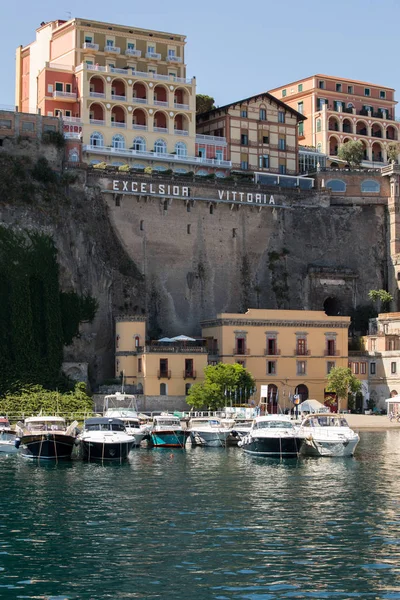 Sorrento Italia Junio 2017 Vista Marina Hoteles Los Acantilados Sorrento — Foto de Stock