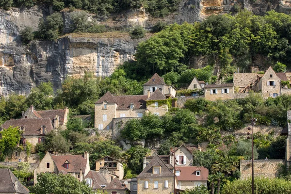 Roque Gageac Malebná Vesnice Řece Dordogne Francie — Stock fotografie