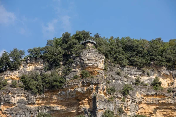 Dordogne Frankrijk September 2018 Uitzichtspunt Belvedere Jardins Marqueyssac Dordogne Frankrijk — Stockfoto