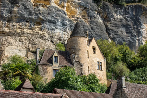 Roque Gageac Malebná Vesnice Řece Dordogne Francie — Stock fotografie