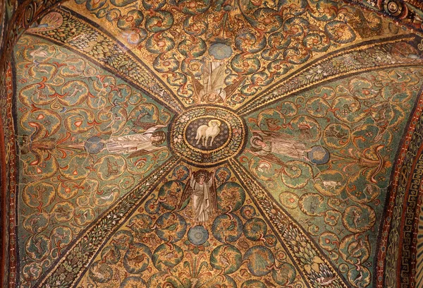 Ravenna Italy Sept 2019 Interior Basilica San Vitale Which Has — 스톡 사진