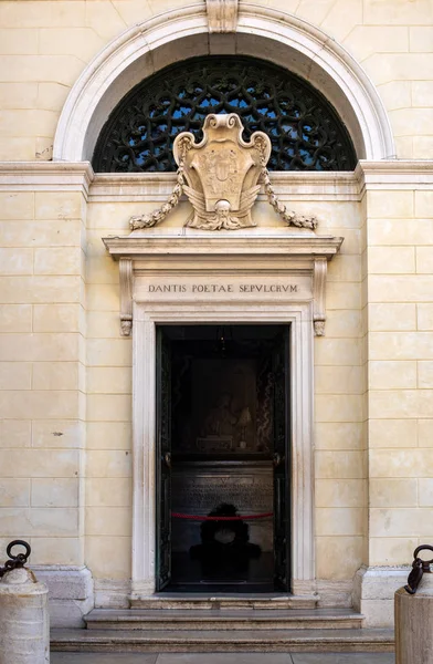 Ravenna Itália Setembro 2019 Túmulo Monumental Poeta Italiano Mais Famoso — Fotografia de Stock