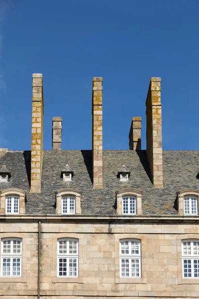 Malo France Septembre 2018 Les Remparts Maisons Malo Bretagne France — Photo