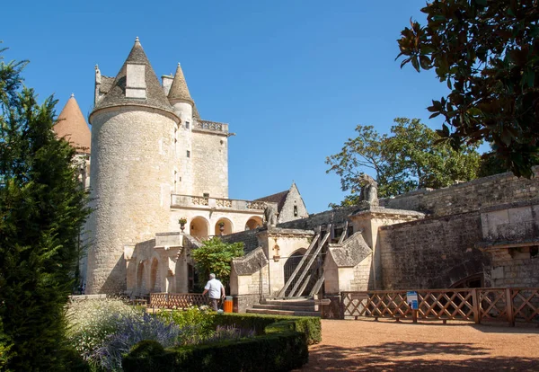 Milandes France Septembre 2018 Château Des Milandes Château Dordogne Des — Photo