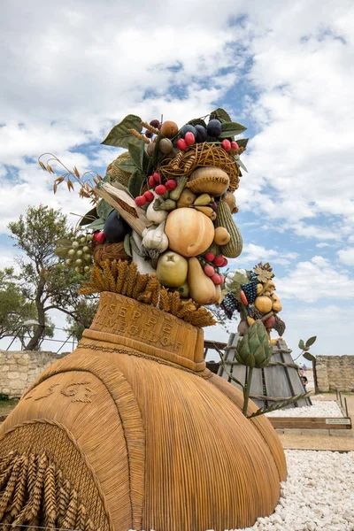 Les Baux França Junho 2017 Obras Arte Four Seasons São — Fotografia de Stock