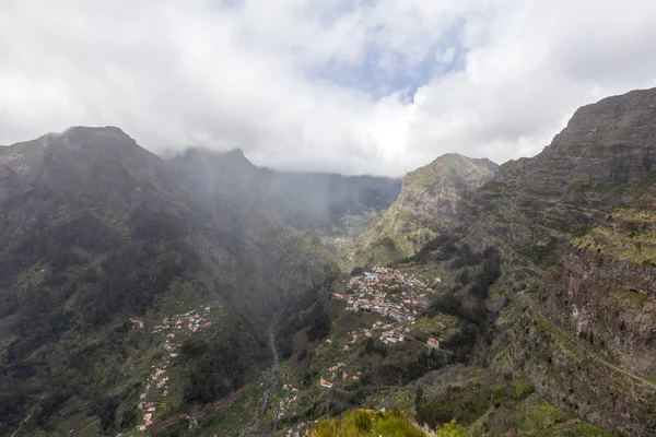 Tal Der Nonnen Curral Das Freiras Auf Madeira Portugal — Stockfoto