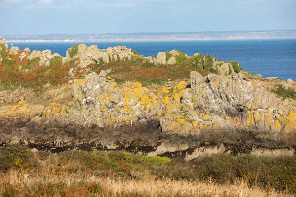 Pointe Grouin Cancale Emerald Coast Brittany France — стокове фото