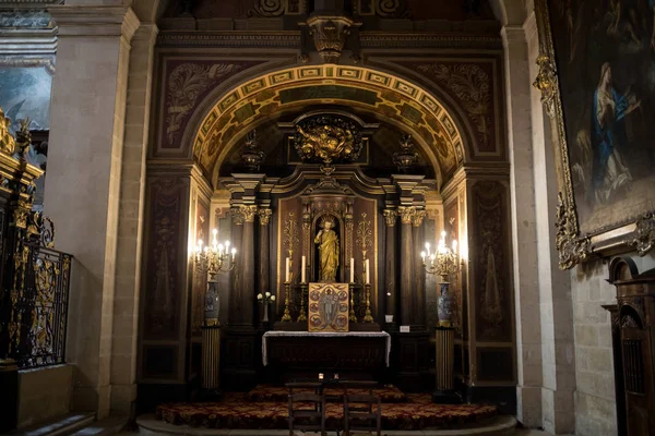 Bordeaux Frankrijk September 2018 Binnenland Van Eglise Notre Dame Bordeaux — Stockfoto