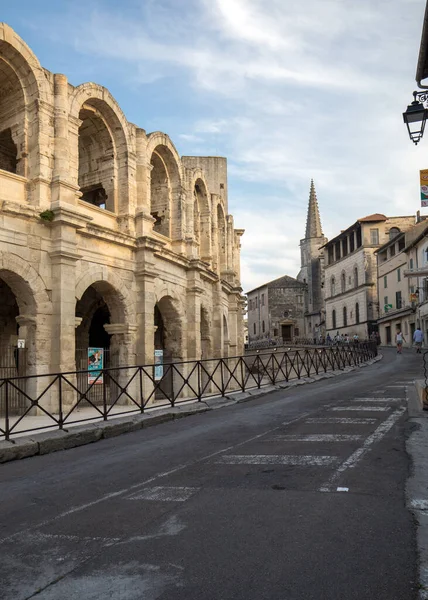 Arles Frankrike Juni 2017 Den Romerska Amfiteatern Gamla Staden Arles — Stockfoto