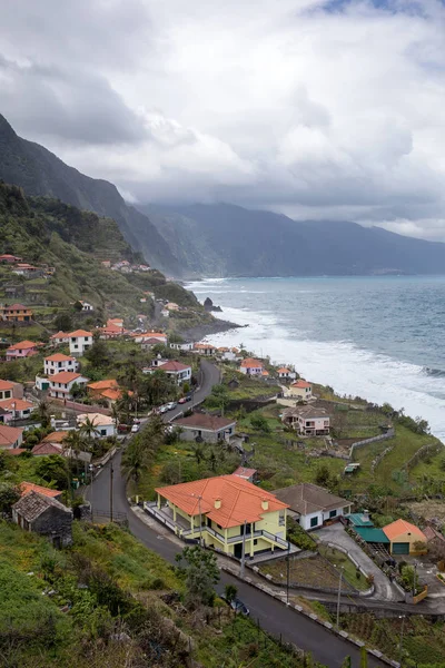 Vista Costa Norte Madeira Portugal — Fotografia de Stock