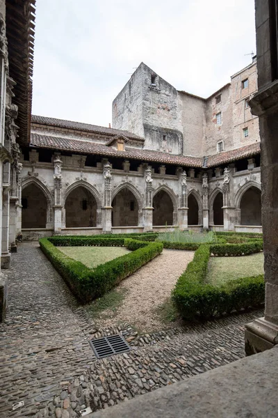 Middeleeuws Klooster Van Kathedraal Van Saint Etienne Cahors Occitanie Frankrijk — Stockfoto