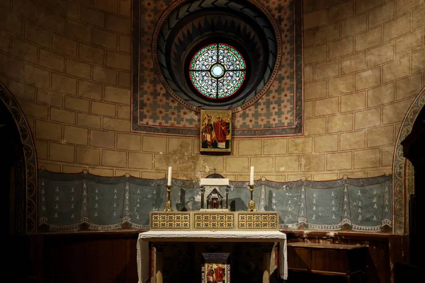 Cahors França Setembro 2018 Interior Catedral Saint Etienne Cahors Occitanie — Fotografia de Stock