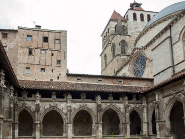 Cahors, Occitanie, Fransa Saint Etienne Katedrali Ortaçağ manastır