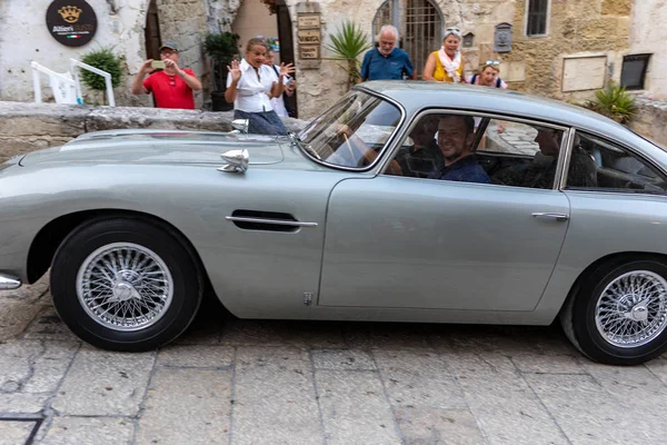 Matera Itália Setembro 2019 Aston Martin Db5 Usado Set Mais — Fotografia de Stock