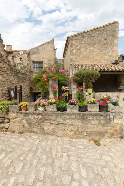 Les Baux Provence France Juin 2017 Rue Village Médiéval Des — Photo