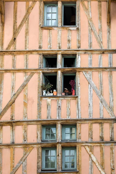 Troyes Francja Sierpnia 2018 Widok Stare Miasto Troyes Stolica Departamentu — Zdjęcie stockowe