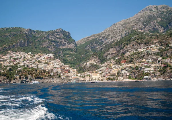 Positano Italie Juin 2017 Positano Coloré Joyau Côte Amalfitaine Avec — Photo