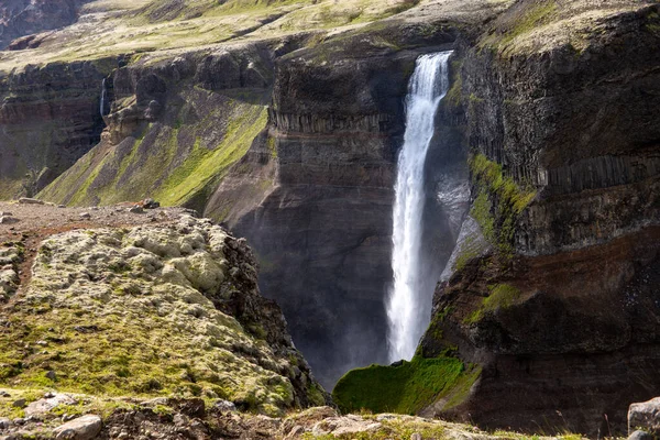 Вид Ландшафт Водопада Хайфель Исландии — стоковое фото