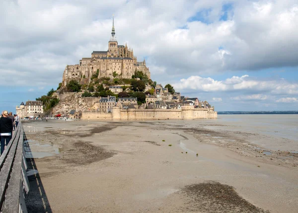 Mont Saint Michel Francia Septiembre 2018 Mont Saint Michel Isla —  Fotos de Stock