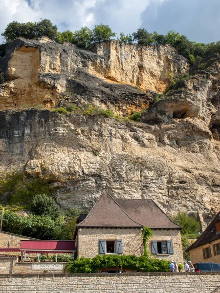 Roque Gageac Dordogne France September 2018 Roque Gageac Scenic Village — Stock Photo, Image