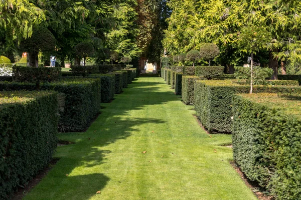 Pittoresco Jardins Manoir Eyrignac Dordogna Francia — Foto Stock