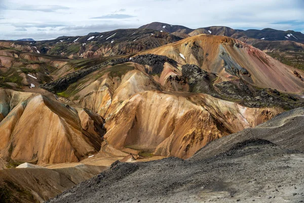 Volcanic mountains of Landmannalaugar in Fjallabak Nature Reserve. Iceland