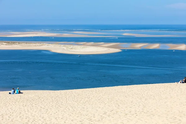 Duna Pilat França Setembro 2018 Pessoas Duna Pilat Mais Alta — Fotografia de Stock