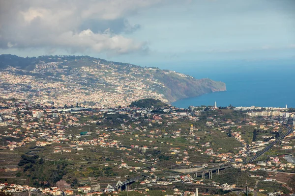 Widok Cabo Girao Maderze Portugalia Najwyższy Klif Europie — Zdjęcie stockowe