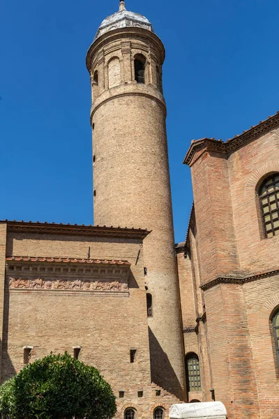 Famosa Basílica San Vitale Dos Exemplos Mais Importantes Arte Bizantina — Fotografia de Stock