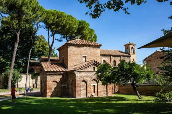 Ravenna Itálie Září 2019 Mausoleum Galla Placida Italské Ravenně Malá — Stock fotografie