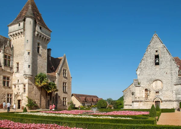 Milandes Fransa Eylül 2018 Chateau Des Milandes Dordogne Bir Kale — Stok fotoğraf