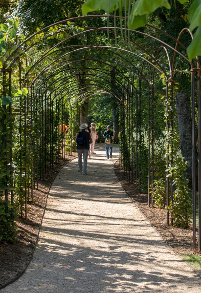 Milandes Francia Septiembre 2018 Jardín Del Chateau Des Milandes Castillo —  Fotos de Stock