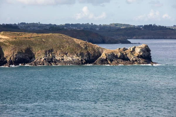 Pointe Grouin Cancale Emerald Coast Brittany France — стокове фото