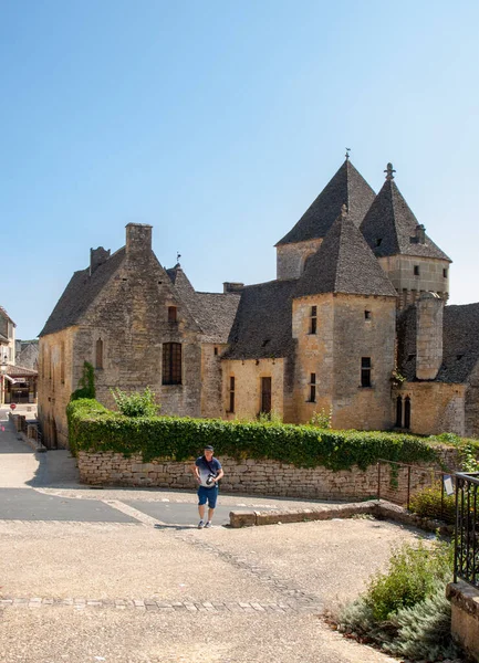 Saint Cinler Güzel Bir Olduğunu Köy Montignac Sarlat Arasında Köyün — Stok fotoğraf