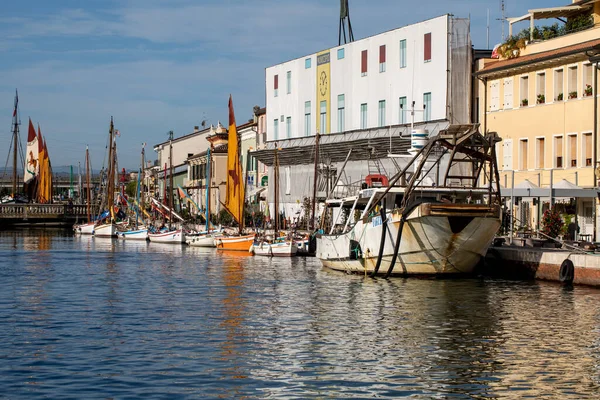 Cesenatico Emilia Romagna Italia Septiembre 2019 Canal Portuario Diseñado Por —  Fotos de Stock