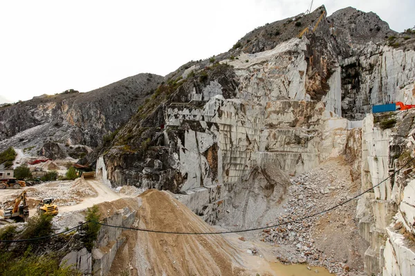 Marble Quarries Apuan Alps Carrara Tuscany Italy — Stock Photo, Image